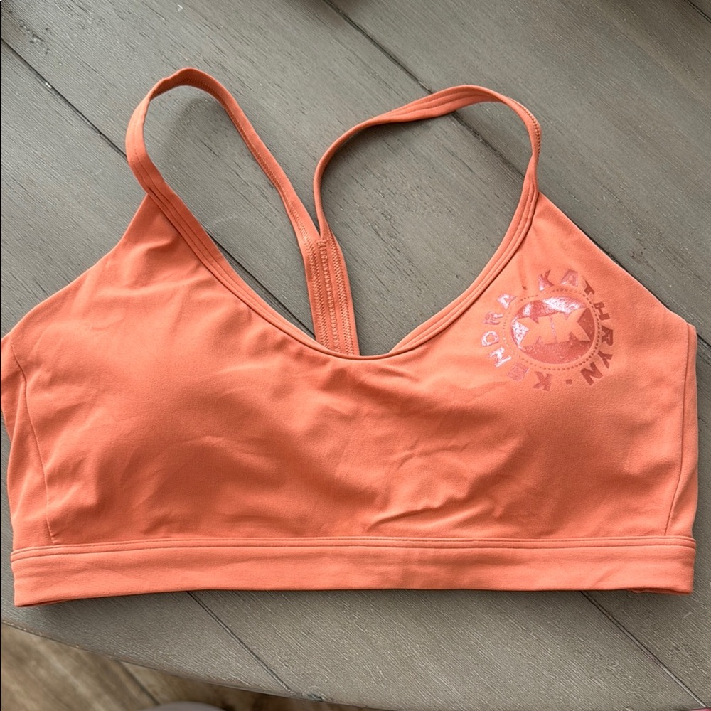 Gymshark Kk Fit Sports Bra - Earth Orange in Size Medium